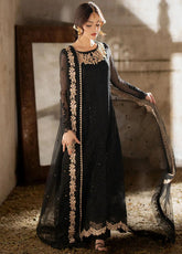 AZURE EMBROIDERY CHIFFON DRESS 3 PIECE 2385